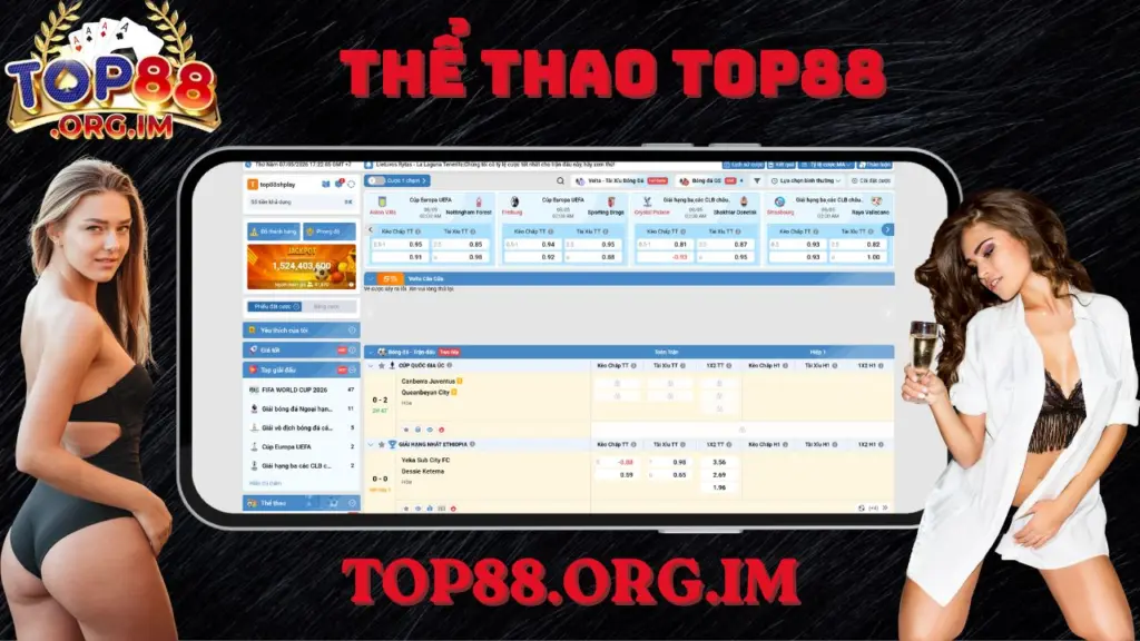 Bảng cá cược thể thao top88