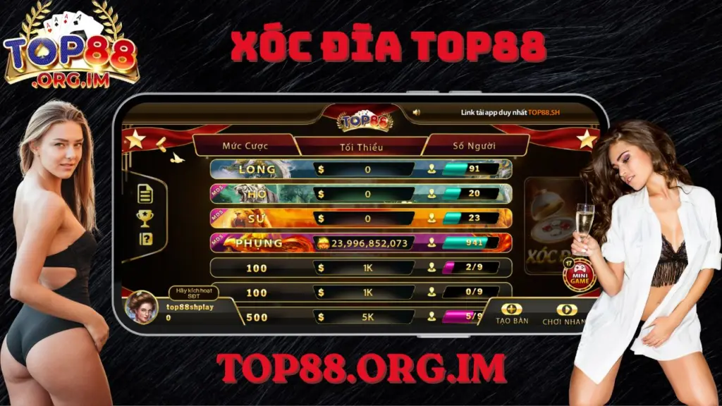 Sảnh chờ Xóc Đĩa Top88